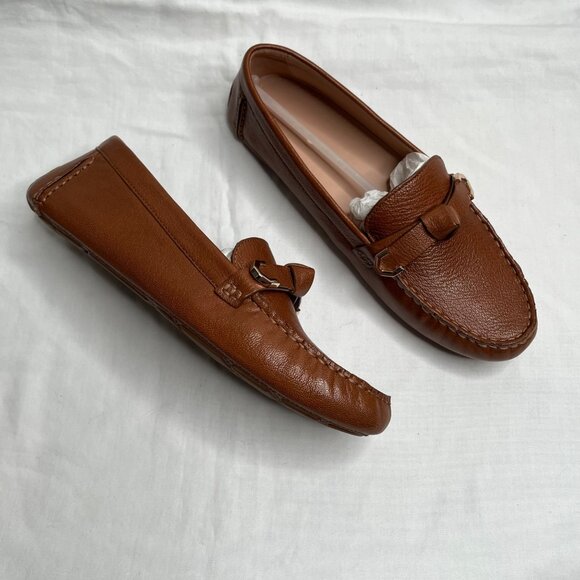 Cole Haan Evelyn Bow Driver Shoes Womens Loafers 7.5 B pecan brown - Picture 5 of 8